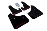 Bavette garde-boue noire UR Rally Armor 04-09 Mazda3/Speed3 avec logo rouge