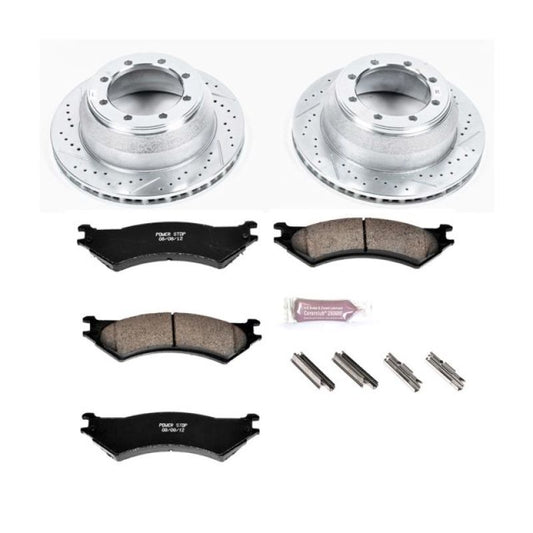 Power Stop 03-05 Ford E-350 Club Wagon Rear Z23 Evolution Sport Brake Kit