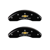 Ensemble avant MGP 2 couvre-étriers gravés avant Chevy Racing finition noire argent ch