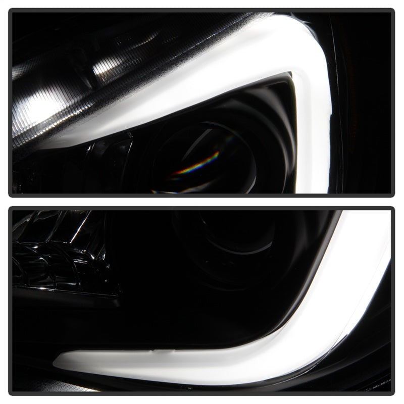 Phares de projecteur Spyder Subaru WRX 06-07 - Modèle HID uniquement - Noir PRO-YD-SWRX06-HID-LBDRL-BK