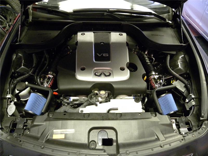 Injen 12 Infiniti G25 2,5 L V6 double admission polie à vérin court avec technologie MR