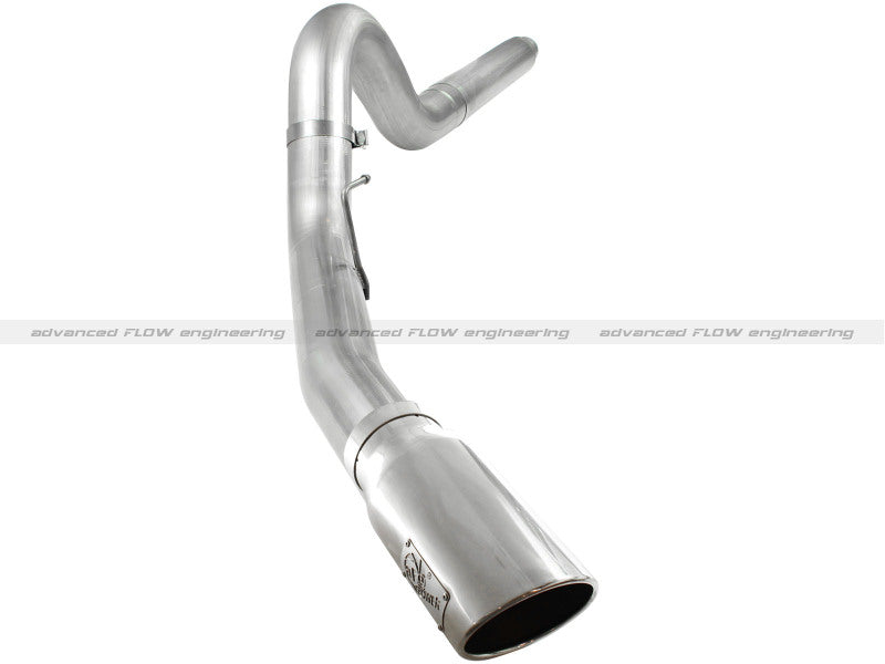 Système d'échappement arrière en acier aluminisé DPF aFe Atlas 5 pouces, camions diesel Ford 08-10 V8-6,4 L (td) embout poli