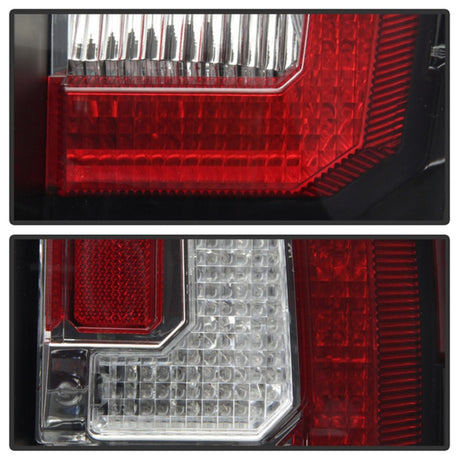Spyder Chevy Suburban/Tahoe 07-14 V2 - Feux arrière à LED avec barre lumineuse - Noir ALT-YD-CSUB07V2-LED-BK