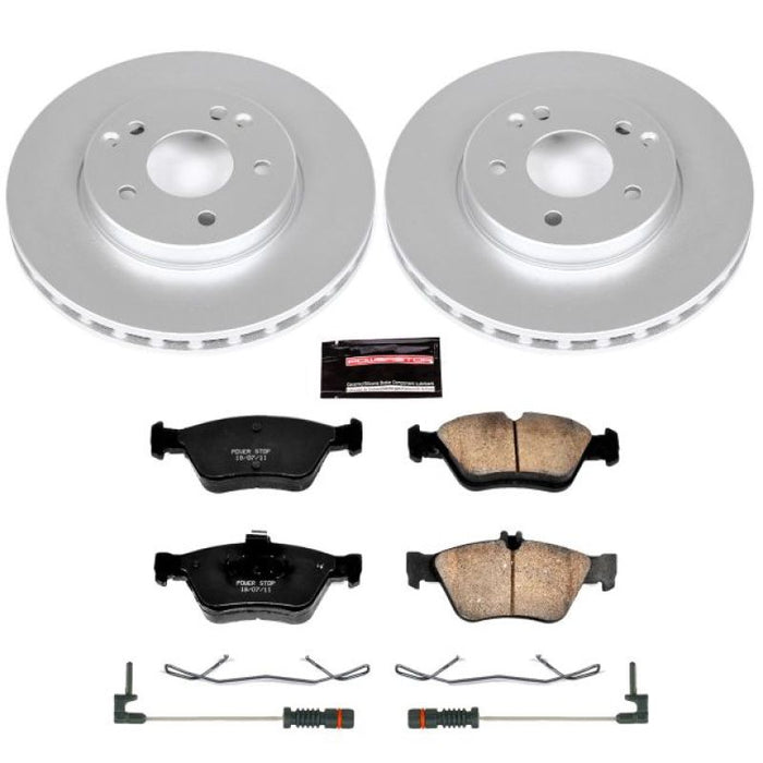 Kit de freins avant Power Stop 99-00 Mercedes-Benz C230 Z23 Evolution Sport Coated