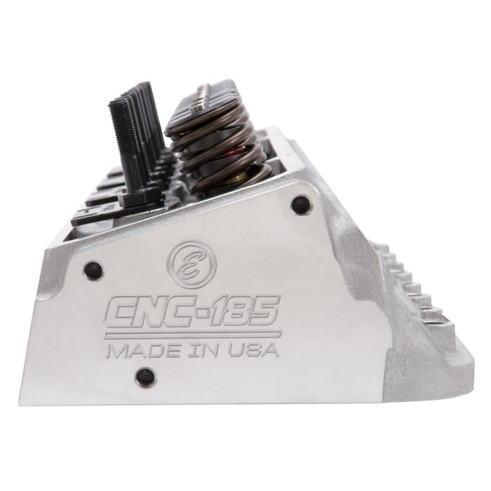 Culasse Edelbrock SBC E-Cnc 185 64cc Bouchon droit pour came à rouleaux hydrauliques complète