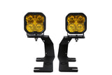 Kit de feux de fossé à LED Diode Dynamics 14-19 Silverado/Sierra SS3 - Combo jaune sport