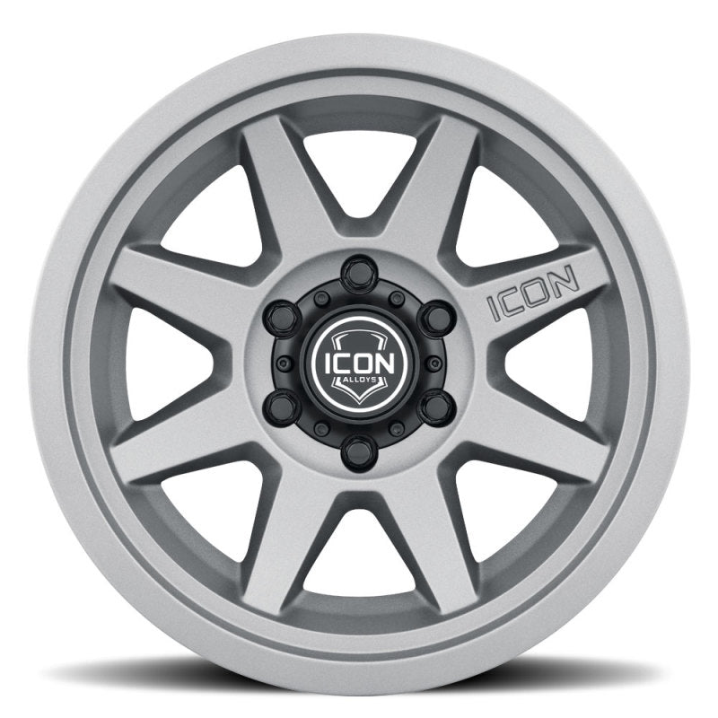 ICON Rebound 17x8.5 5x5 -6mm Offset 4.5in BS 71.5mm Bore Charcoal Wheel