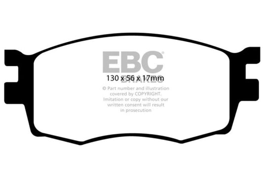 EBC 06-11 Hyundai Accent 1.6 Greenstuff Front Brake Pads