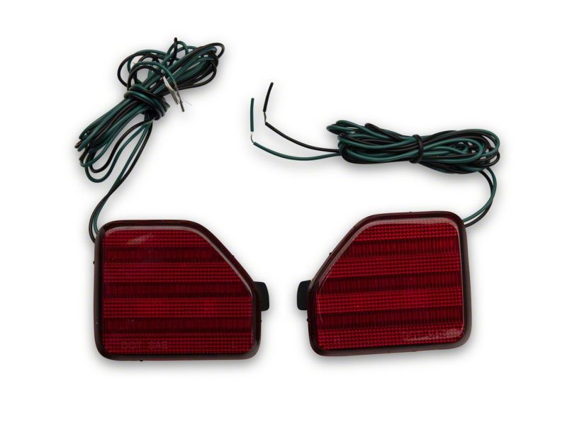 Raxiom 18-23 Jeep Wrangler JL Moab Rubicon Sahara Axial LED Rear Bumper Reflector Lights- Clear