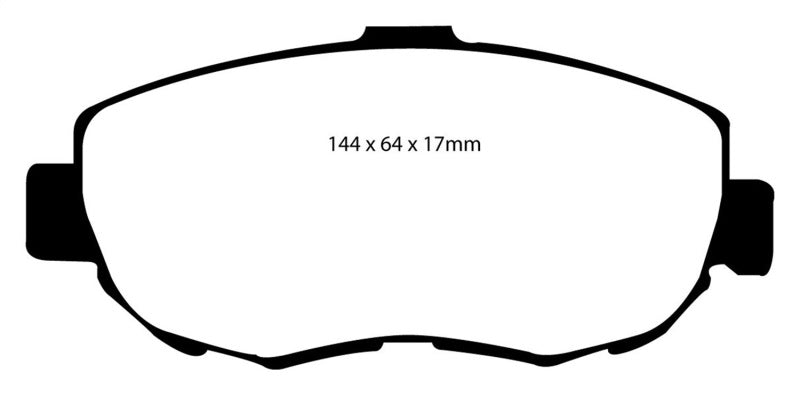 Plaquettes de frein avant EBC Redstuff pour Lexus GS300 3.0 93-97