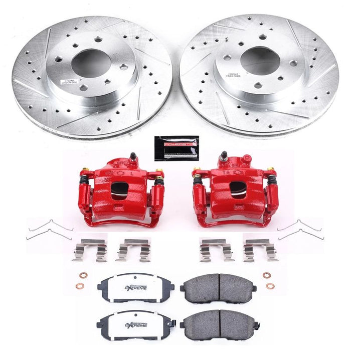 Kit de freins Power Stop 93-01 Nissan Altima avant Z26 Street Warrior avec étriers