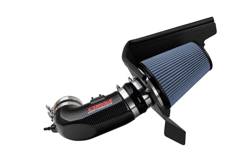 Corsa 2017-2023 Chevrolet Camaro ZL1 Carbon Fiber Air Intake w/ MaxFlow 5 Oil Filtration