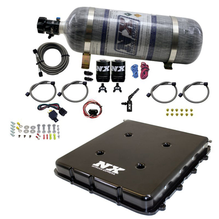 Kit Nitrous Express avec couvercle de compresseur Billet LT4 et bouteille de 12 lb