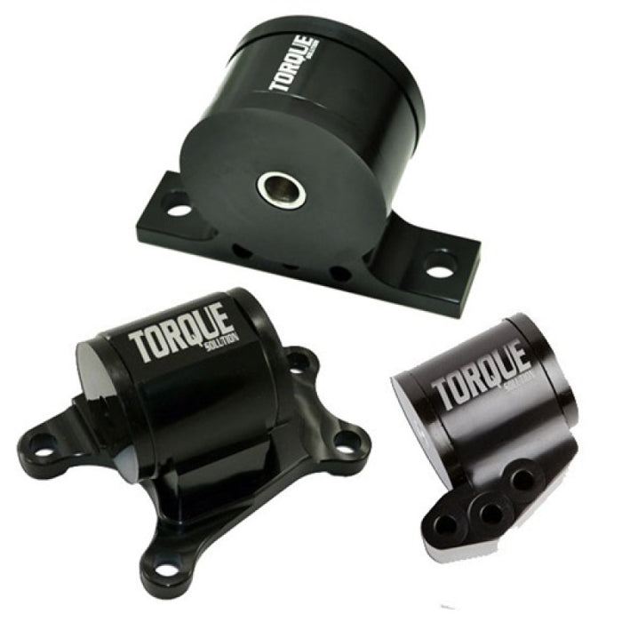 Kit de support moteur 3 pièces en aluminium billette Torque Solution : Mitsubishi Evolution VII-IX 2001-2006