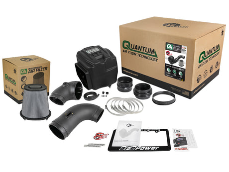 Système d'admission d'air froid aFe Quantum Pro DRY S 08-10 GM/Chevy Duramax V8-6.6L LMM - Sec