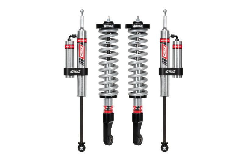 Kit de suspensions à ressorts hélicoïdaux Eibach 07-15 Toyota Tundra Pro-Truck 2.0 avant avec amortisseurs arrière