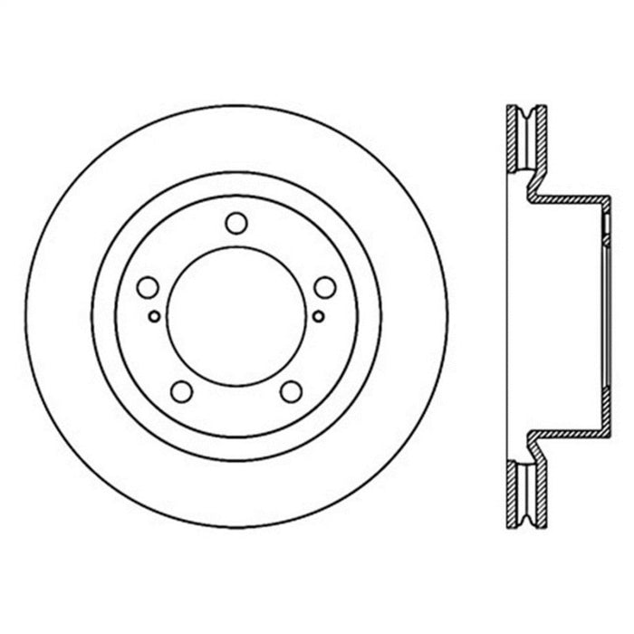 Disque de frein sport fendu StopTech