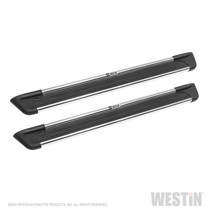 Marchepieds Westin Sure-Grip en aluminium 69 po – Aluminium brossé