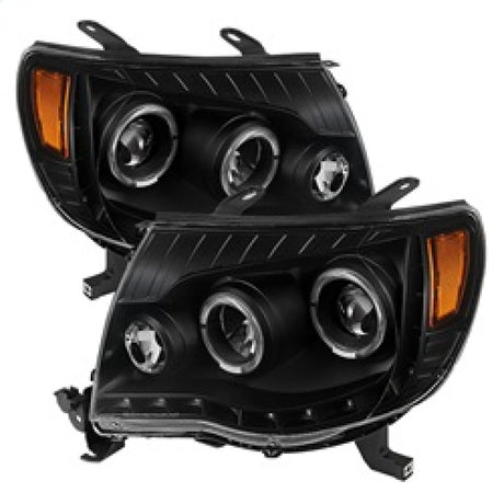 Phares de projecteur Halo Xtune Toyota Tacoma 05-11 Noir PRO-JH-TT05-LED-BK