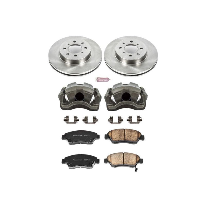 Power Stop 93-95 Honda Civic Front Autospecialty Brake Kit w/Calipers