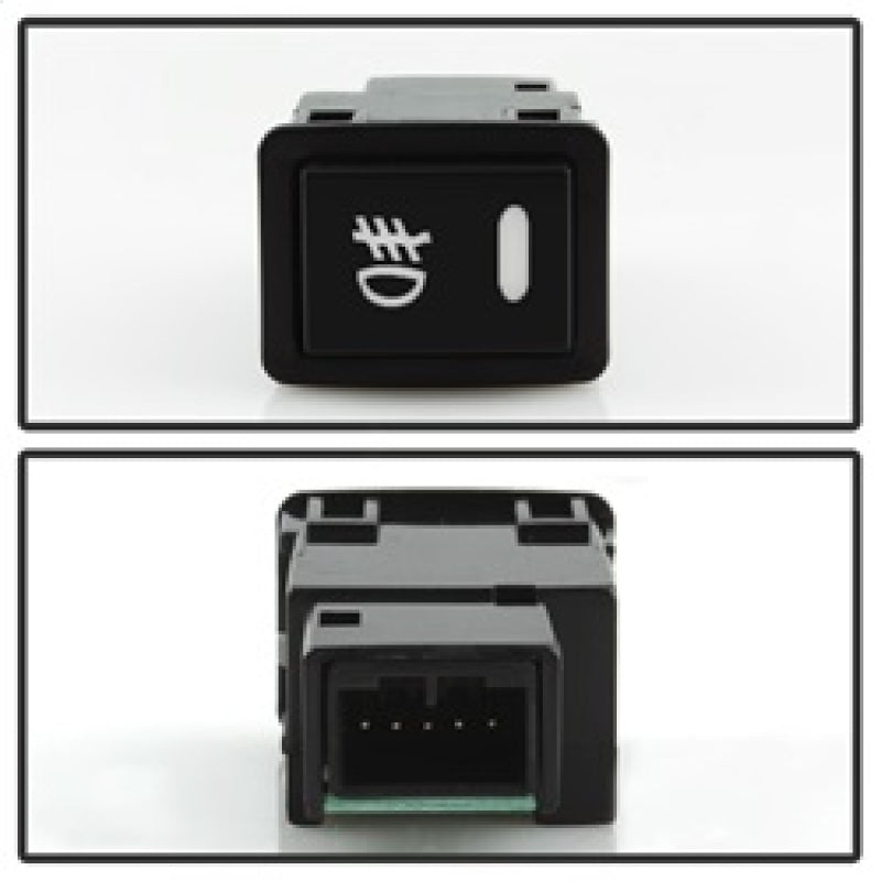 Feux antibrouillard OEM Spyder 17-18 Nissan Rogue (modèles sport UNIQUEMENT) avec interrupteur - Transparent (FL-NR2017-SP-C)