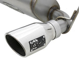 Échappement arrière aFe Rebel Series 2,5 pouces 409 SS avec embouts polis 07+ Jeep Wrangler (JK) V6 3,6 L/3,8 L