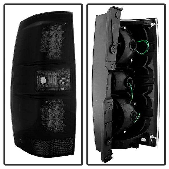 Feux arrière à LED Xtune Mc Yukon/Yukon Denali 07-14 Noir fumé ALT-JH-CSUB07-LED-G2-BSM