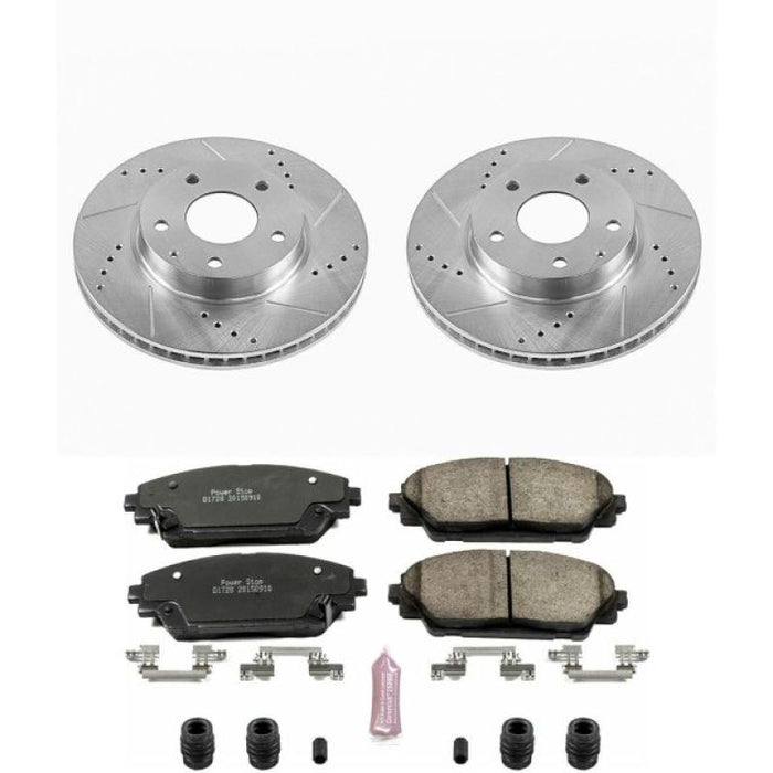 Kit de freins sport Power Stop 14-16 Mazda 3 Z23 Evolution avant