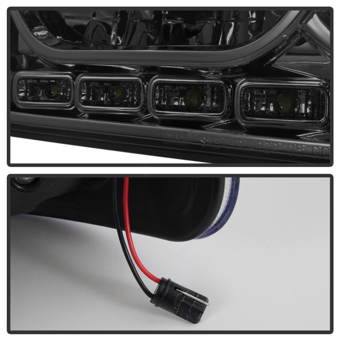 Phares à LED Xtune Dodge Charger 06-10 1 pièce Fumée HD-ON-DCH05-1PC-LED-SM