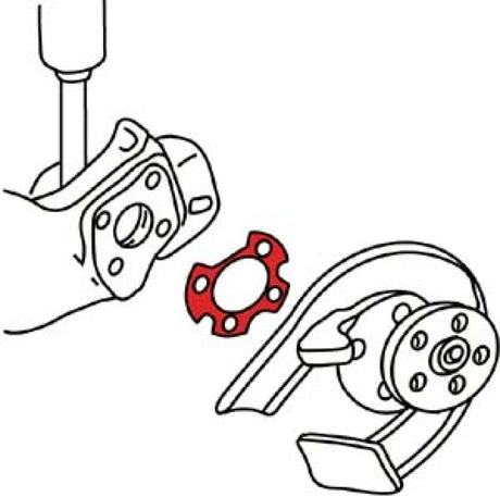Cale de carrossage négative en nylon SPC Performance 99-05 VW Golf/Jetta/00-06 Audi TT (0,50 degré)