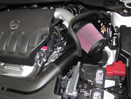 Admission K&amp;N 07-10 Nissan Altima 2,5 L Silver Typhoon Short Ram