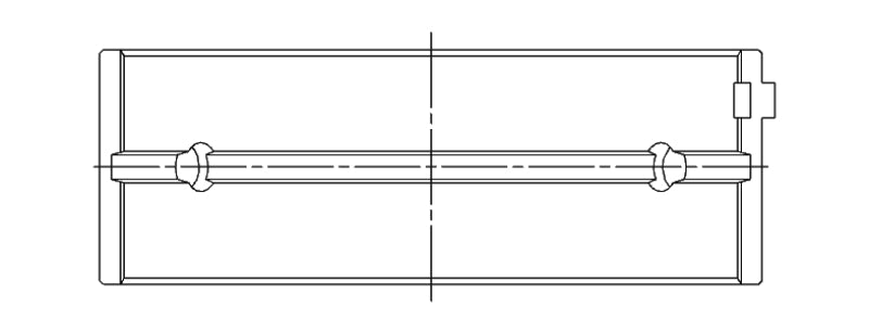 Ensemble de roulements principaux hautes performances de taille standard ACL Mitsubishi 4G93 1834CC