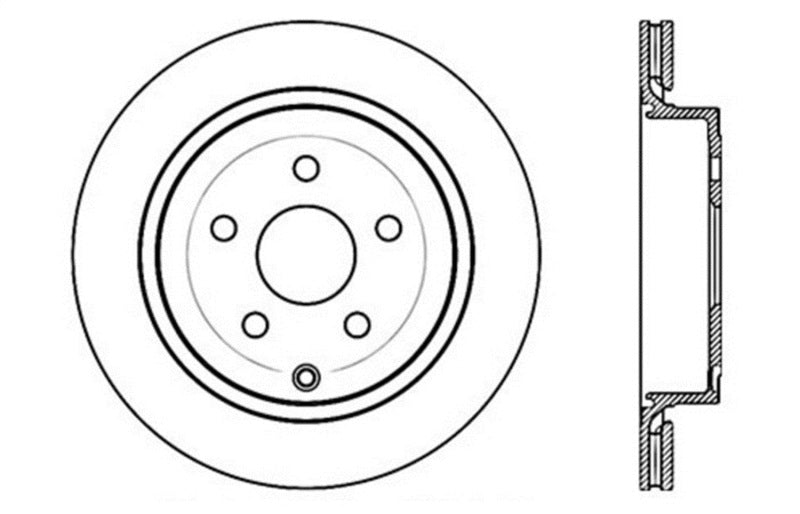 Disque de frein sport fendu et percé StopTech