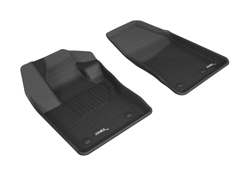 Tapis de sol 3D MAXpider 2017-2020 Jeep Compass Kagu 1ère rangée - Noir