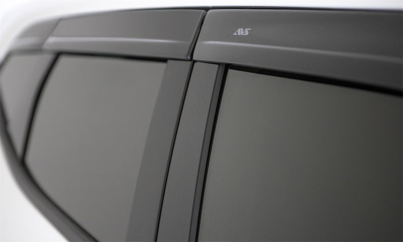 Déflecteurs de fenêtre à profil bas AVS Cadillac Escalade Ventvisor 2021 4 pièces - Noir mat