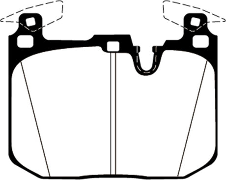 Plaquettes de frein avant EBC 16-18 BMW M2 (F87) Bluestuff
