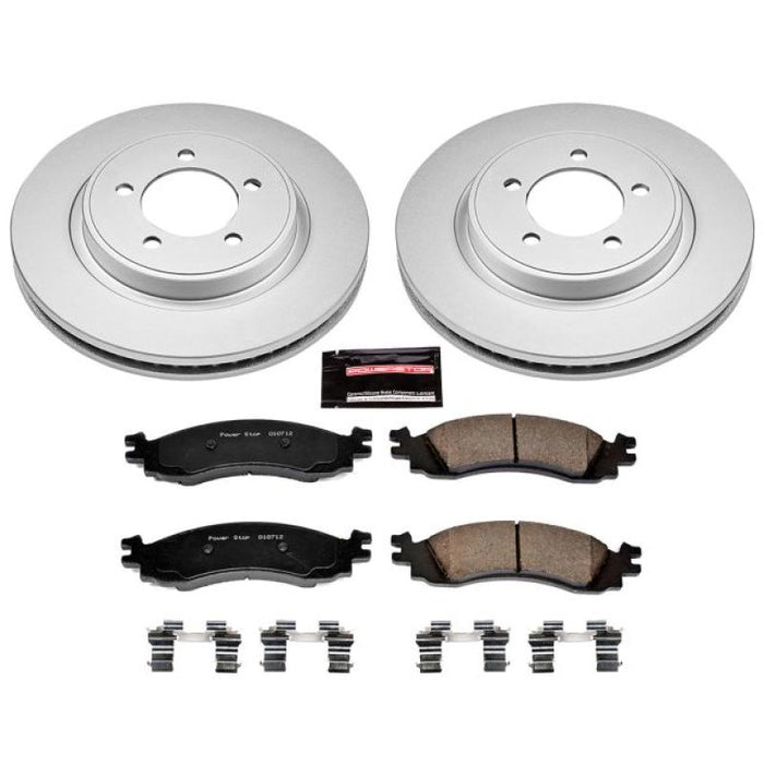 Kit de freins Power Stop 06-10 avec revêtement Geomet Z17 Evolution pour Ford Explorer avant