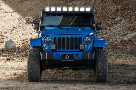 Pare-brise Diode Dynamics Jeep JK SS5 Sport CrossLink - Kit de barre lumineuse combo blanche
