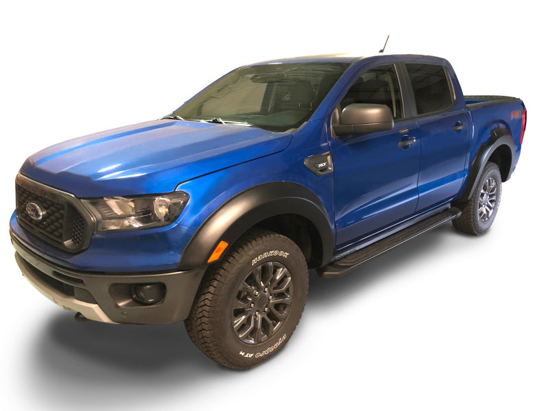 Élargisseurs d'ailes extensibles Bushwacker 2019 Ford Ranger Supercrew 4 pièces - Noir