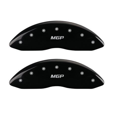 Couvre-étriers MGP 4 gravés avant et arrière bloc/chargeur finition noire argent ch