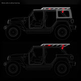 Kit de montage pour arceau de sécurité Go Rhino 19-22 Jeep Wrangler JLU SRM - Tex. Blk
