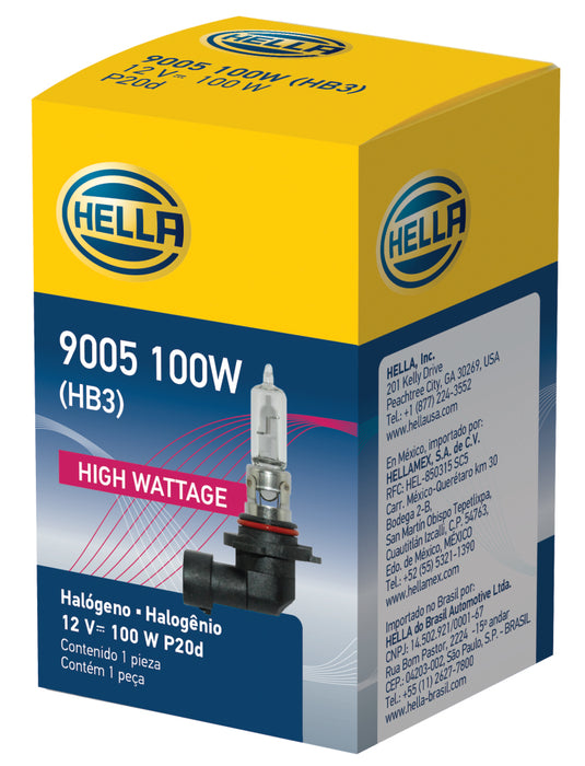 Ampoule halogène Hella 9005/HB3 12V 100W P20d T4