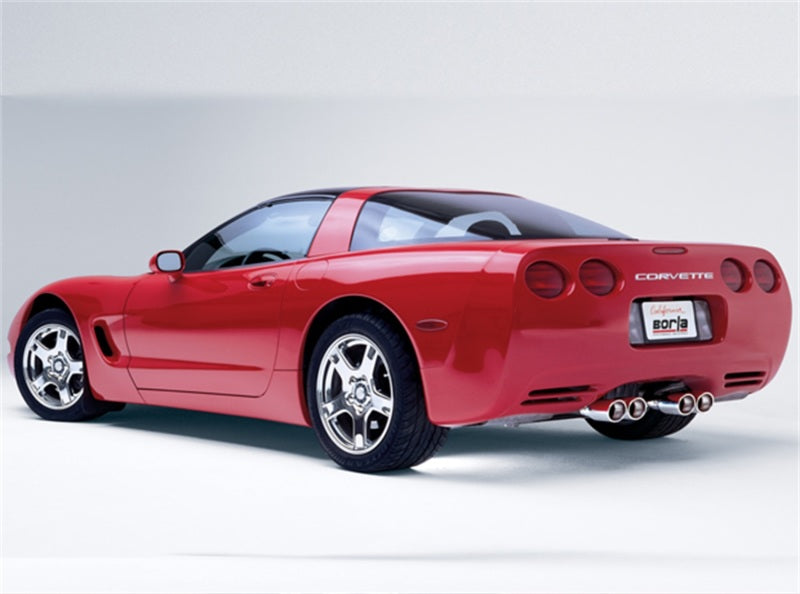 Échappement Catback Borla 97-04 Chevrolet Corvette 5,7 L 8 cylindres Touring SS