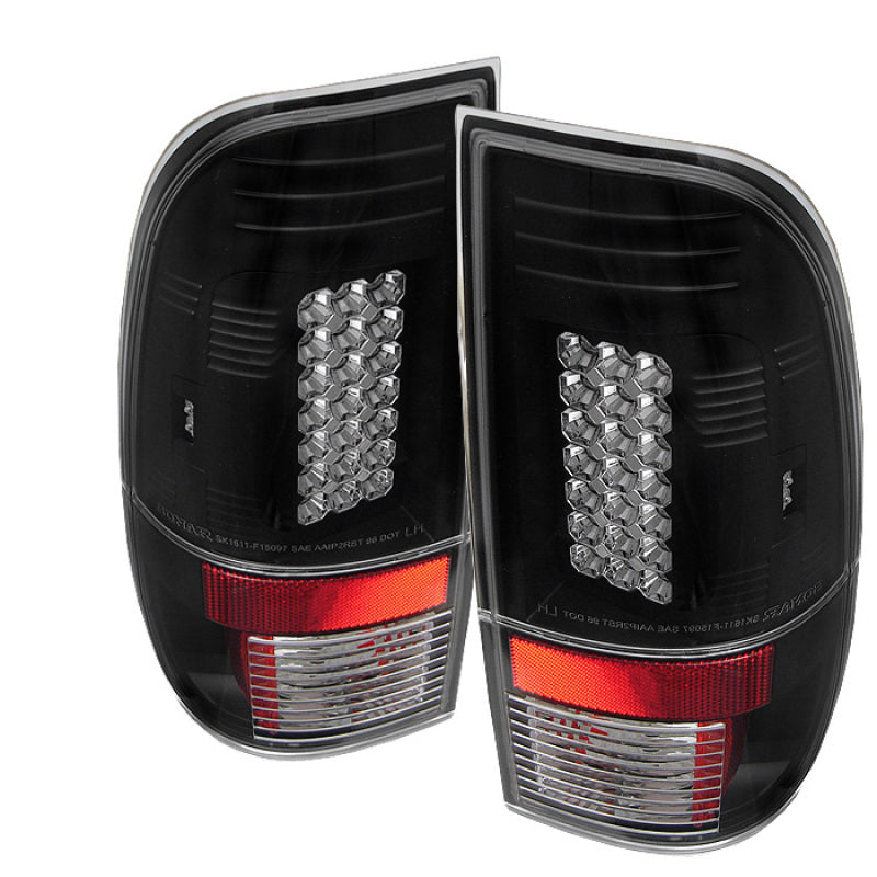 Feux arrière LED latéraux Spyder Ford F150 97-03/F250/350/450 Super Duty 99-07 Noir ALT-YD-FF15097-LED-BK
