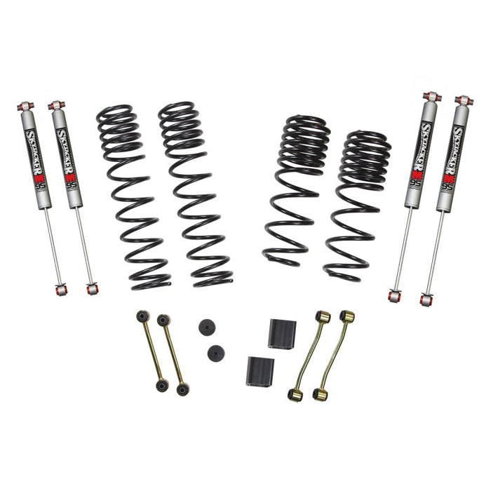 Skyjacker 2020 Jeep JL 4WD Diesel 2,5 pouces Kit de suspension à double débattement et à long débattement avec amortisseurs monotubes M95