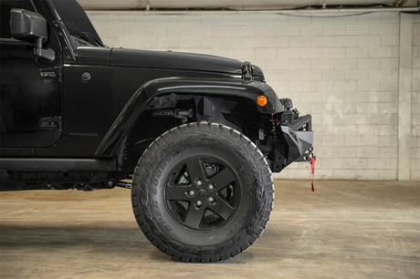 Pare-chocs avant Addictive Desert Designs 07-18 Jeep Wrangler JK Stealth Fighter avec support de treuil