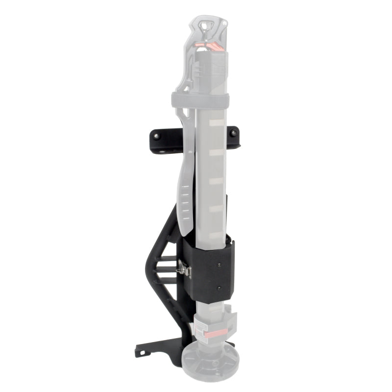 Support de cric de garde-boue avant Go Rhino 18-24 Jeep Wrangler JL/JLU/JT pour cric Xventure Gear EG - Tex. Blk