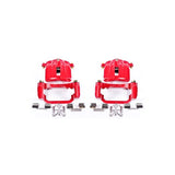 Étriers arrière rouges Power Stop 04-05 Cadillac DeVille avec supports - Paire