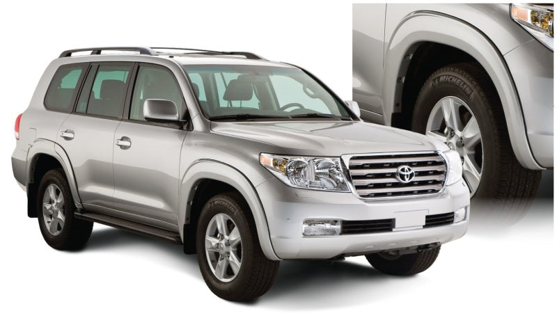 Élargisseurs de pare-chocs avant Bushwacker 08-11 Toyota Land Cruiser OE Style 4 pièces - Noir