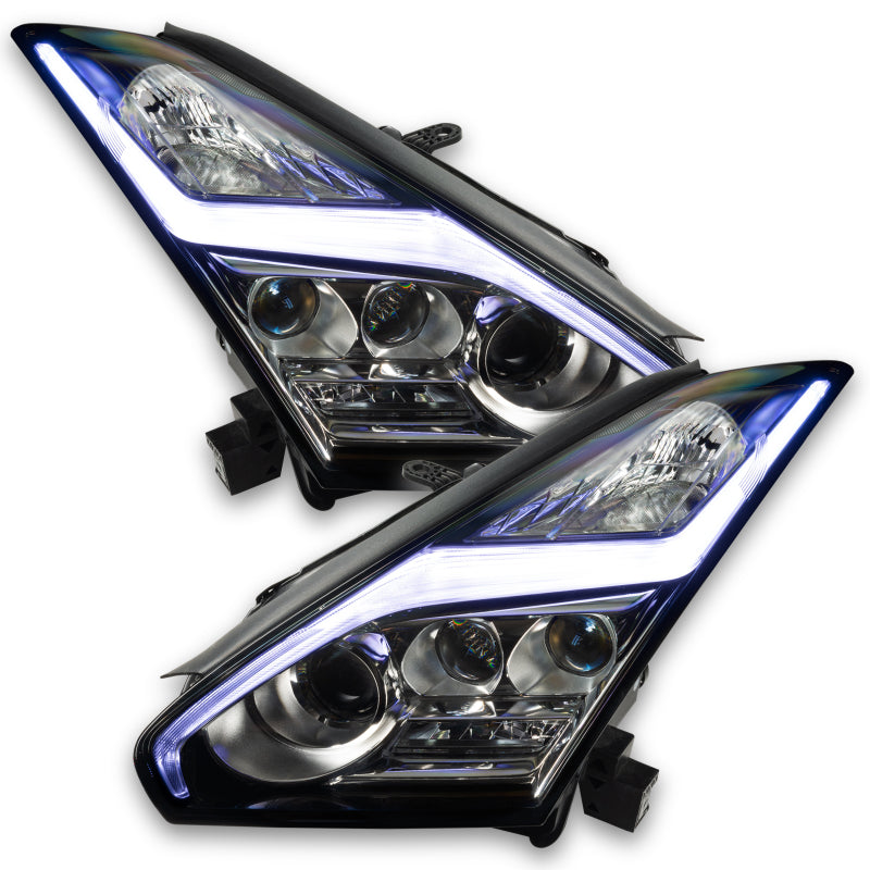 Oracle 15-21 Nissan GT-R RGB+W (Lightning Bolt) Headlight DRL Upgrade Kit - ColorSHIFT SEE WARRANTY